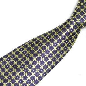 簡単♪結ばない!らくらくファスナーネクタイ(o005)紺色/黄色