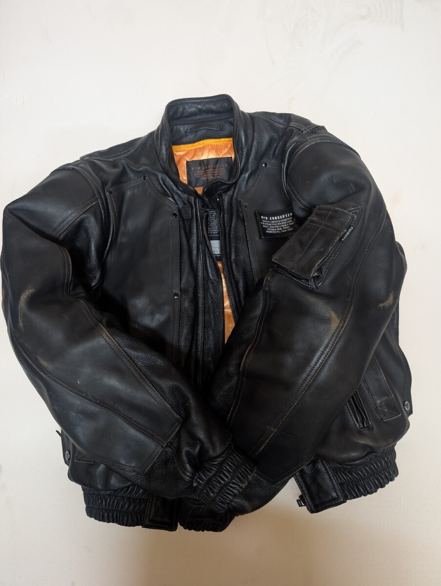 希少★KADOYA カドヤ ニューコンセプター カウレザー ライダースジャケット KADOYA カドヤ NEW CONCEPTER ニューコンセプター POUERED-RJ
