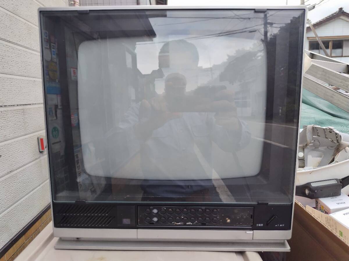 ゼネラル富士通　テレビジョン受像機　レトロ真空管テレビ　中古品 ゼネラル富士通 テレビジョン受像機 レトロ真空管テレビ 中古品