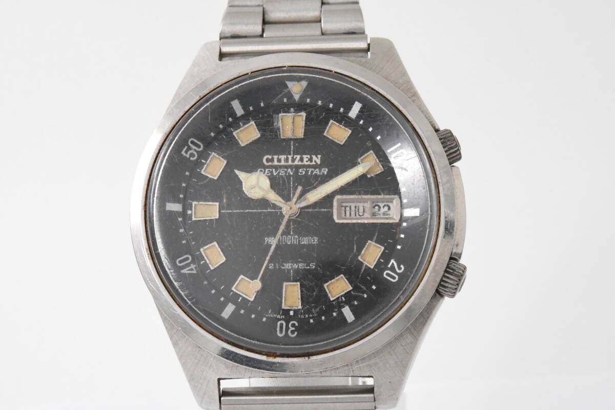アンティーク　シチズン　ダイバー　300m　ジャンク品 シチズン ファッション アンティーク シチズン ダイバー 300m