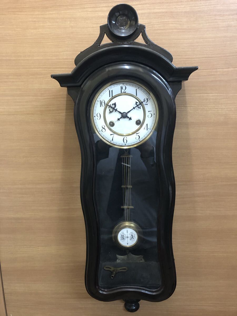 精工舎　黒塗　柱時計　古時計　振り子　レトロ　ゼンマイ　ボンボン　ユンハンス　掛 2025年最新】Yahoo!オークション -精工舎 振り子時計の中古品