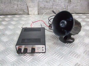 く1006 メロディホーン マルチレインボーホーン YC-710 拡声器 ☆サイレン.アニマルサウンド.デンジャー.警告スピーカー.当時物