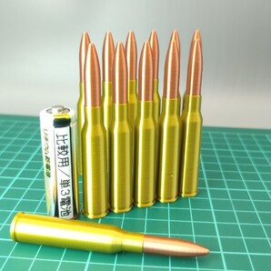 6.5x50mm SR 有坂 三十年式実包 風 ダミーカート 12個セット【送料無料】(検) 三十年式 歩兵銃 騎銃 三十五年式 海軍銃 三八式 機関銃 3