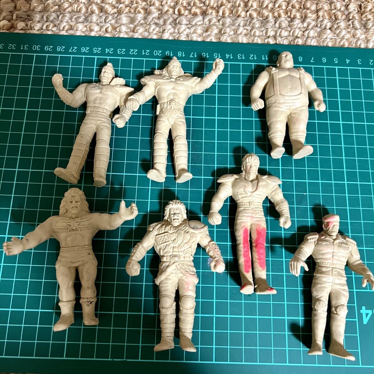 北斗の拳　消しゴム　18体セット 北斗の拳、北斗の拳消しゴム、ソーセージオマケ、ソーセージ消しゴム