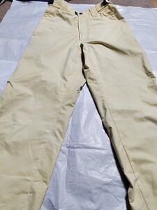 【MISTRAL】スノーボードウェア パンツ ベージュ Lサイズ やや使用感あり 送料込み