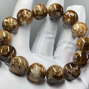 【ハイクラス】ネパール産 ドラバイトトルマリン ブレス 約16mm-17mm 腕周り18cm 1010