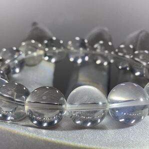 【激レア】ネパール ガネッシュヒマール産 ギャラクシー クオーツ ブレスレット 約11.9mm-12.9mm 腕周り18cm