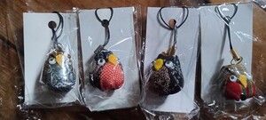 和小物!フクロウ!梟!ふくろう!縁起物!ストラップ!マスコット!手作り!ハンドメイド!(1個の価格です)
