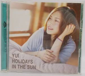 処分品100円~■YUI「HOLIDAYS IN THE SUN(DVD付き)」歌詞付き並上■送料185円