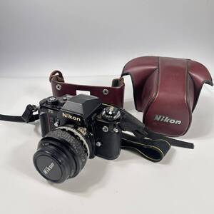 SG1663 Nikon ニコン F3 一眼レフ フィルムカメラ レンズ NIKKOR 50mm 1:1.2 レザーカバー付き 動作未確認
