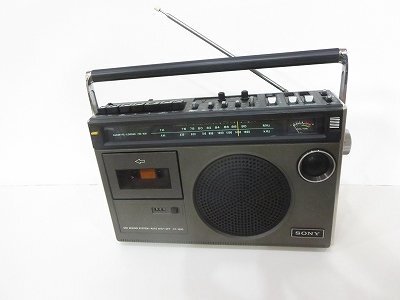 SONY モノラルラジカセ　CF-1980 レトロ　昭和　ジャンク品 ソニー CF-1980 – モノラルラジカセ名機の初代 | 【昭和レトロ