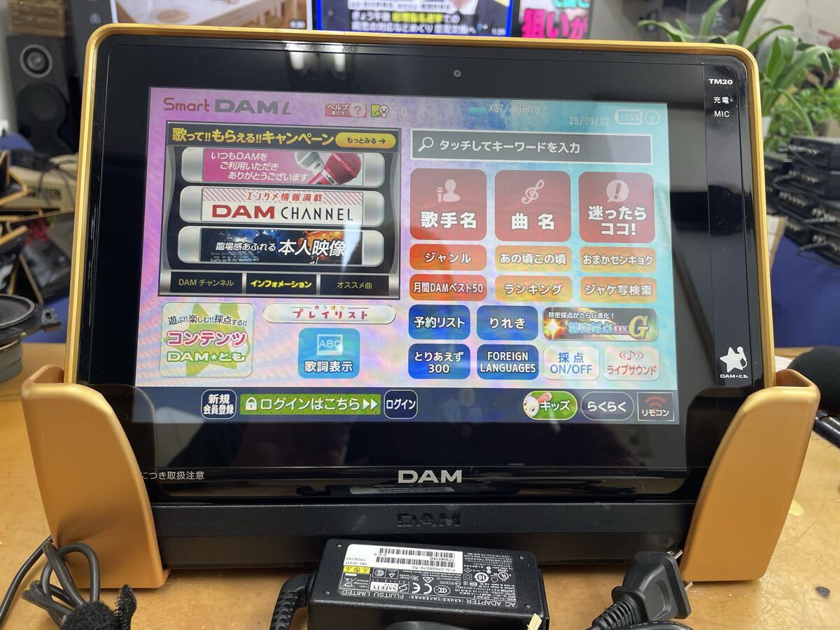 ジャンク　業務用カラオケ機　f stage 第一興商商品 第一興商の一体型通信カラオケParty DAM DAM-PD100HDを買取致し