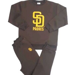即決 MLB サンディエゴ・パドレス キッズルームウェア【140】新品タグ付き ダルビッシュ有 松井裕樹 スウェット セットアップ