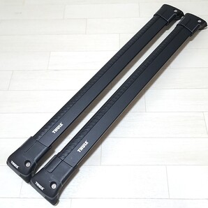 THULE/スーリー WingBar Edge Black/ウィングバーエッジ ブラック TH9582B/9582B ベースキャリア ルーフレール付車用