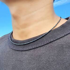 プロも選ぶ本格派!磁気とスピネルで整える チタン加工ネックレス パワーストーン チームメイトで揃える 長さオーダー可能 お守り ギフト