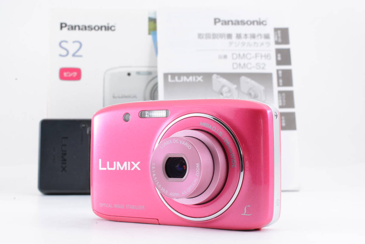 Panasonic ルミックス LUMIX コンデジ カメラ ピンク 充電器 i-camera-shop_panasonic-lumix-