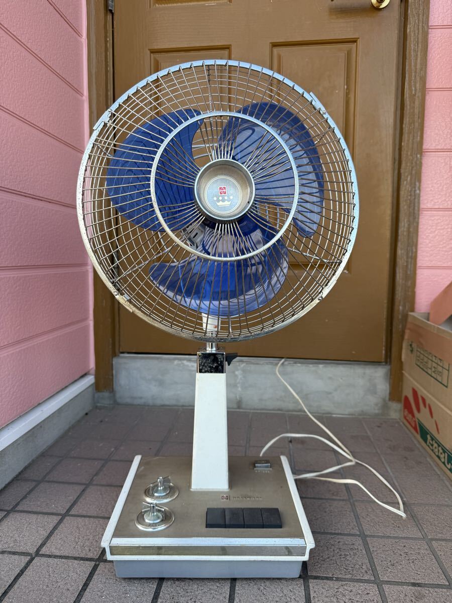 昭和レトロ 王冠マーク ナショナル レトロ扇風機 動作確認済 Yahoo!オークション -「昭和レトロ扇風機ナショナル」の落札相場