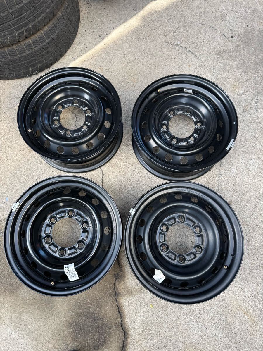 値下げ中⭐︎200系ハイエース　純正スチール・ホイールセット　ほぼ新車外し 楽天市場】トヨタ ハイエース 純正スチールホイール 15インチ 4