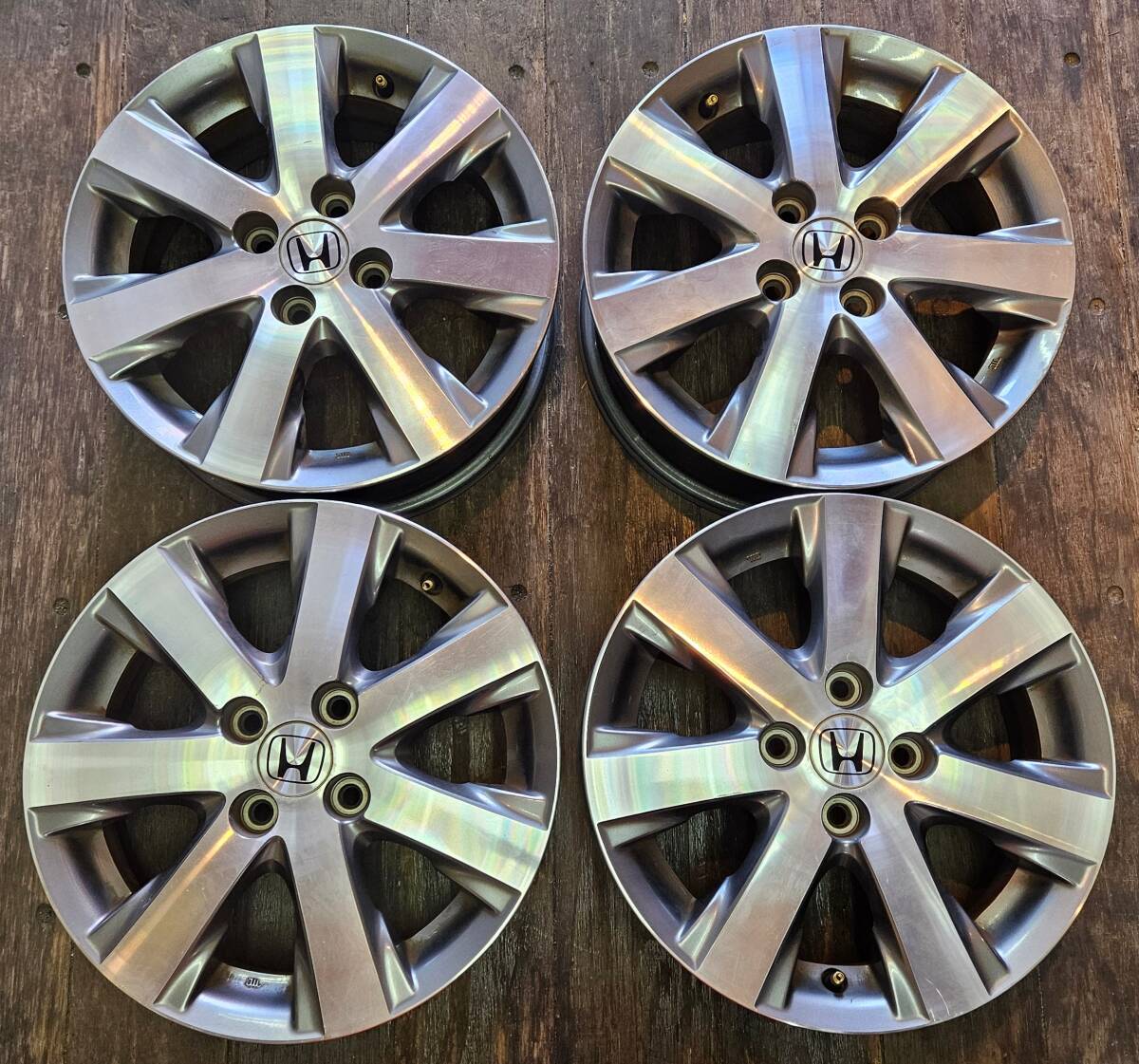 え*い様 ホンダ　フリード　純正アルミホイール 15×5 1/2J+50　PCD HONDA ホンダ 純正 アルミホイール 15インチ 5.5J インセット50