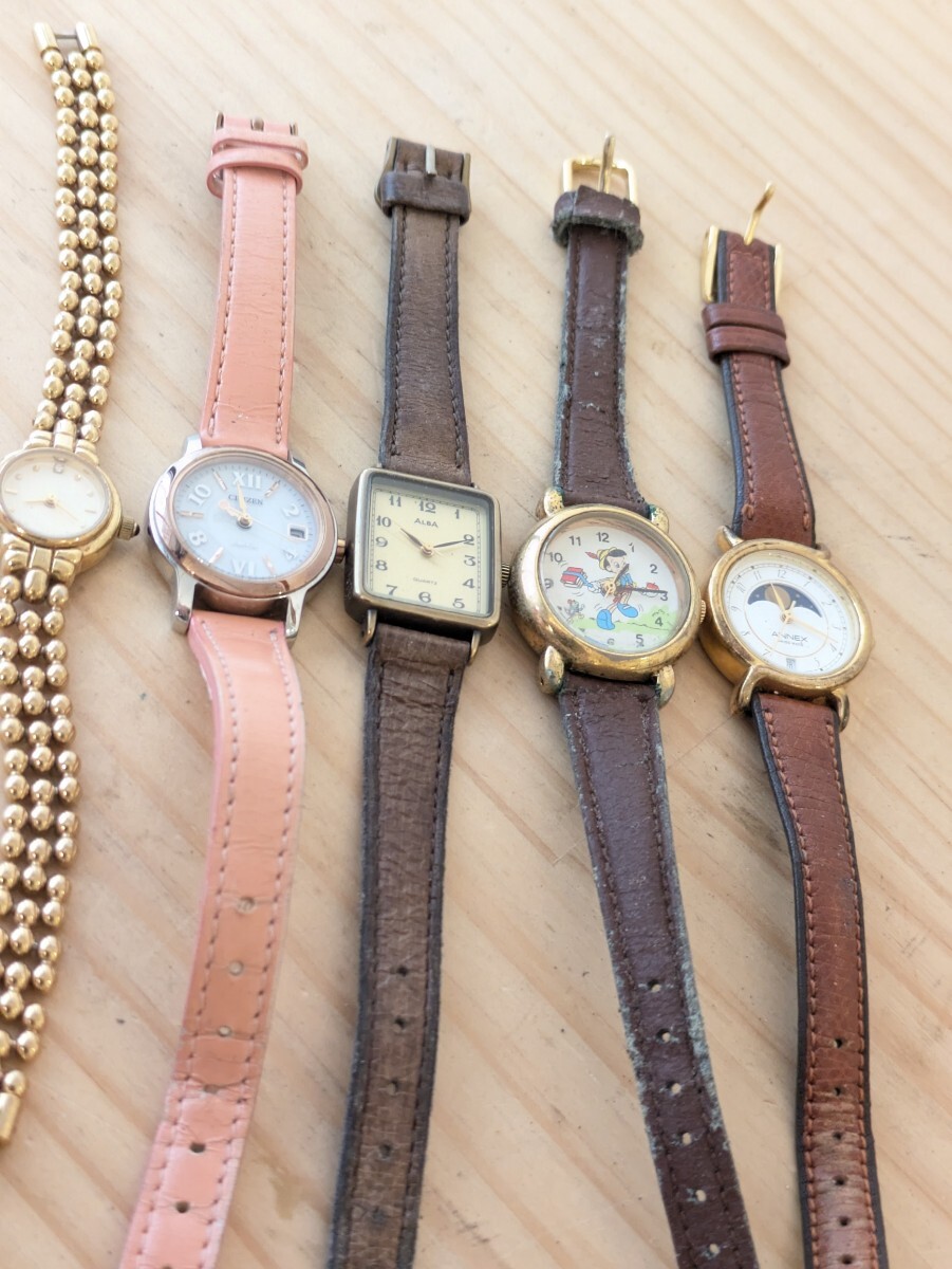 メンズ 腕時計レディース腕時計 ジャンク品5個セット バラ売り不可 メンズ 腕時計レディース腕時計 ジャンク品5個セット バラ売り