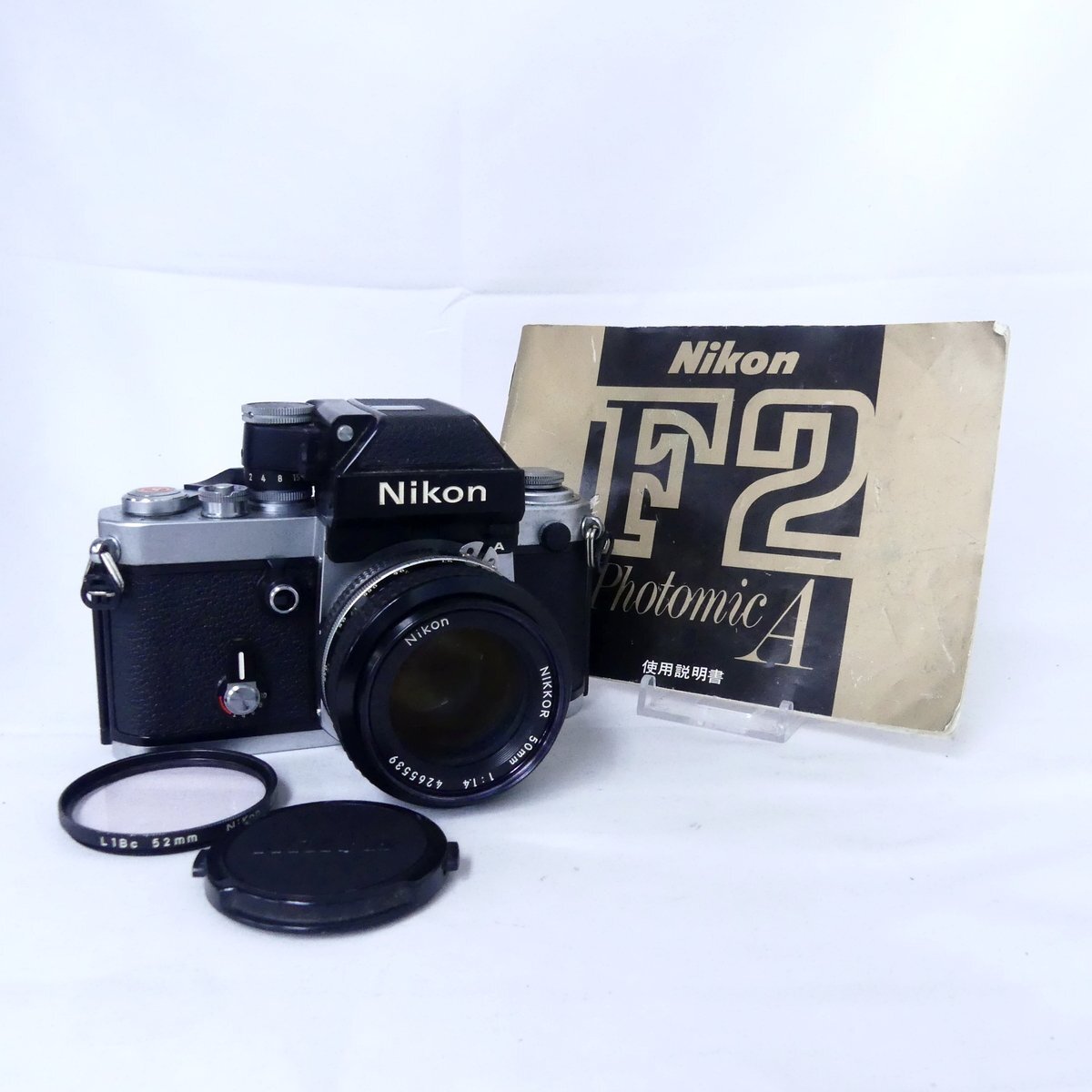 ニコン Nikon F2 Nikkor 50mmレンズ付き 人気商品】 Nikon ニコン F2 50mm 1.4 レンズ ケース付き Nikon