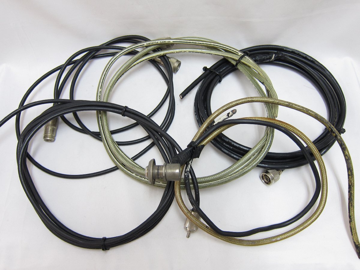 藤倉電線 同軸ケーブル12DFB 約20m 中古