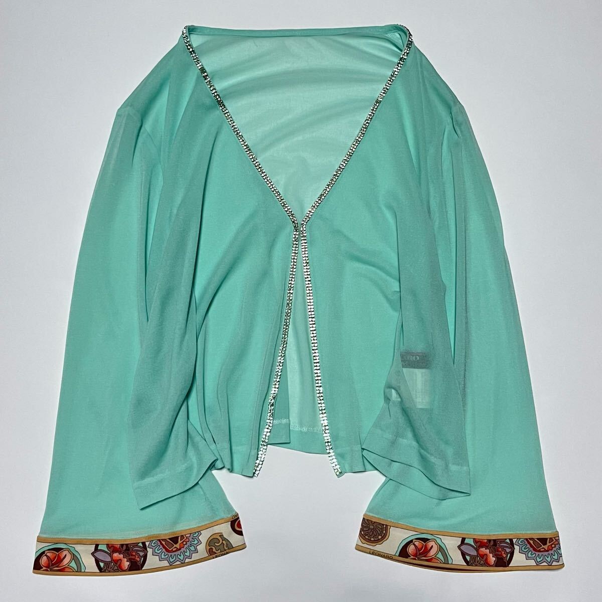 LEONARD レオナール　ポンチョ　シルク　希少 LEONARD レオナール ポンチョ シルク 希少