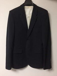 Martin Margiela × H&M ウール ジャケット 44 メンズ テーラード スーツ maison ブレザー コート ダークネイビー