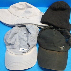 ny11-25-1027-2 帽子 4点 まとめて キャップ ハット ニット帽 レディース メンズ 女性用 男性用 中古