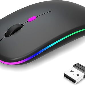 ワイヤレス マウス 無線 薄型 マウスBluetooth5.0 静音 瞬時接続 小型 高感度 ブルートゥース 2.4GHz 3段階DPI切替 左右対称 充電式
