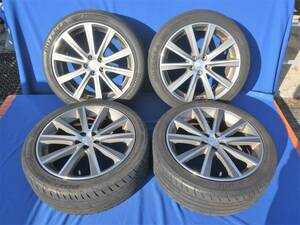 BRG レガシィ ツーリングワゴン 純正 225/45R18 タイヤホイール 18インチ 7.5J オフセット+55 5穴 PCD100 スバル BR BM 個人宅発送可能