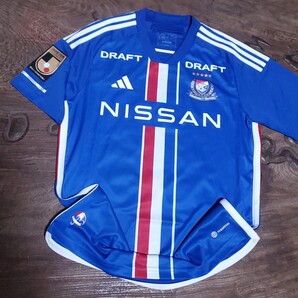 値下交渉 2023年 横浜F・マリノス adidas アディダス J1リーグ 2022 CHAMPIONS ワッペン付き 検/ YOKOHAMA MARINOS NISSAN 日産 宮市亮 Y2K