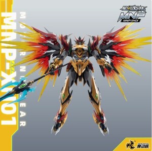 21.5cm 摩動核 MNP-XH01 星甲魂将伝 「白起 」オリジナル組み立て式機甲モデル 合金翼付属 Motor Nuclear 新品
