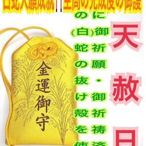 神璽印の御朱印 メモリーオイル シトリン ルチルクォーツ 白蛇の抜け殻 金運上昇 天然石 第3チャクラ 白蛇のお守り【天赦日ご祈祷済み】27