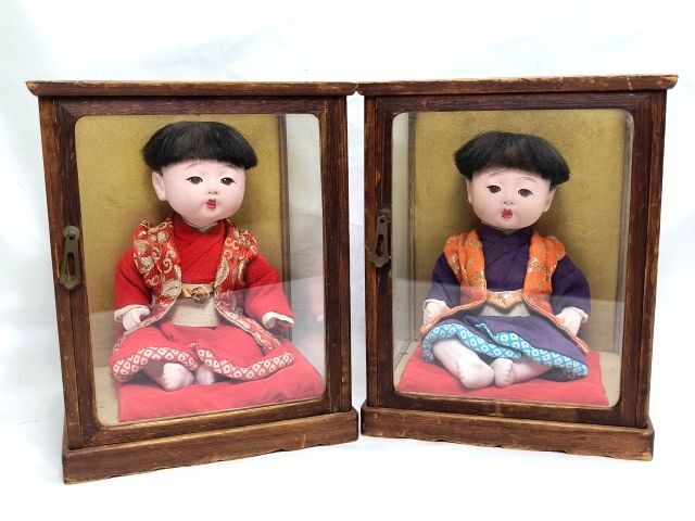 市松人形 男の子 ２体セット 大正 古い人形 時代物 Yahoo!オークション -「市松人形 大正」(市松人形) (日本人形)の