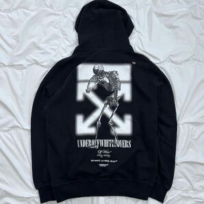 Off-White × UnderCover Zipped Hoodie M オフホワイト×アンダーカバー スケルトン ジップフーディー パーカー