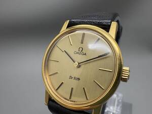 稼働 OMEGA Deville オメガ デビル 手巻き 時計 ゴールド ダイヤル