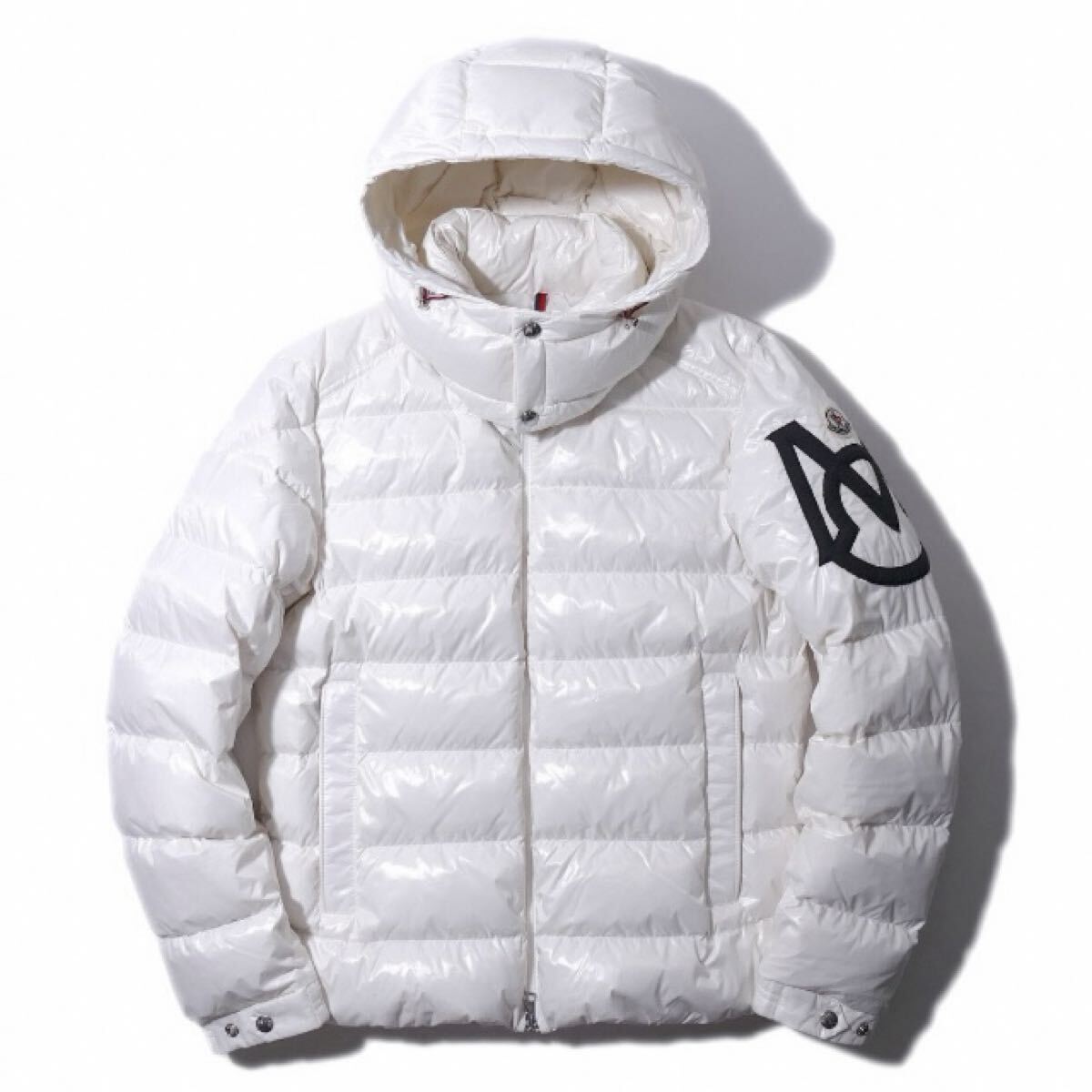 極美品 MONCLER \"MAYA マヤ\" ホワイト 確実正規品 T2 極美品 MONCLER 