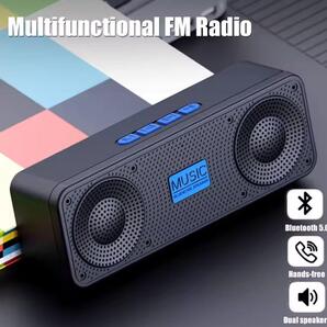 Bluetooth 5.0 ワイヤレス スマート スピーカー S18(ブルー)