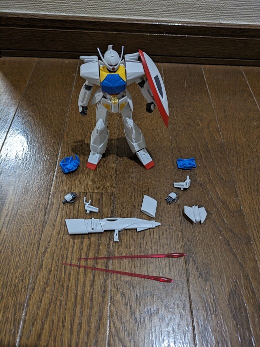 ガンプラ　武器　ジャンク 旧キット 1/144 ザク改 120mmマシンガン ジャンク パーツ