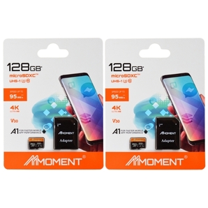2枚セット microSDカード 128GB Nintendo Switch対応 UHS-I U3 V30 A1 MM13-128GB microSDXC マイクロSD