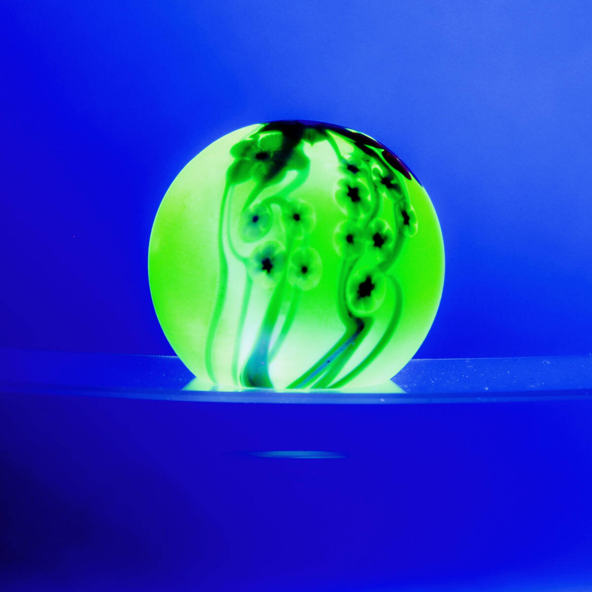 ペーパーウエイト　ミルフィオリ　ウエイト515ｇ ペーパーウエイト ミルフィオリ ウエイト515グラム