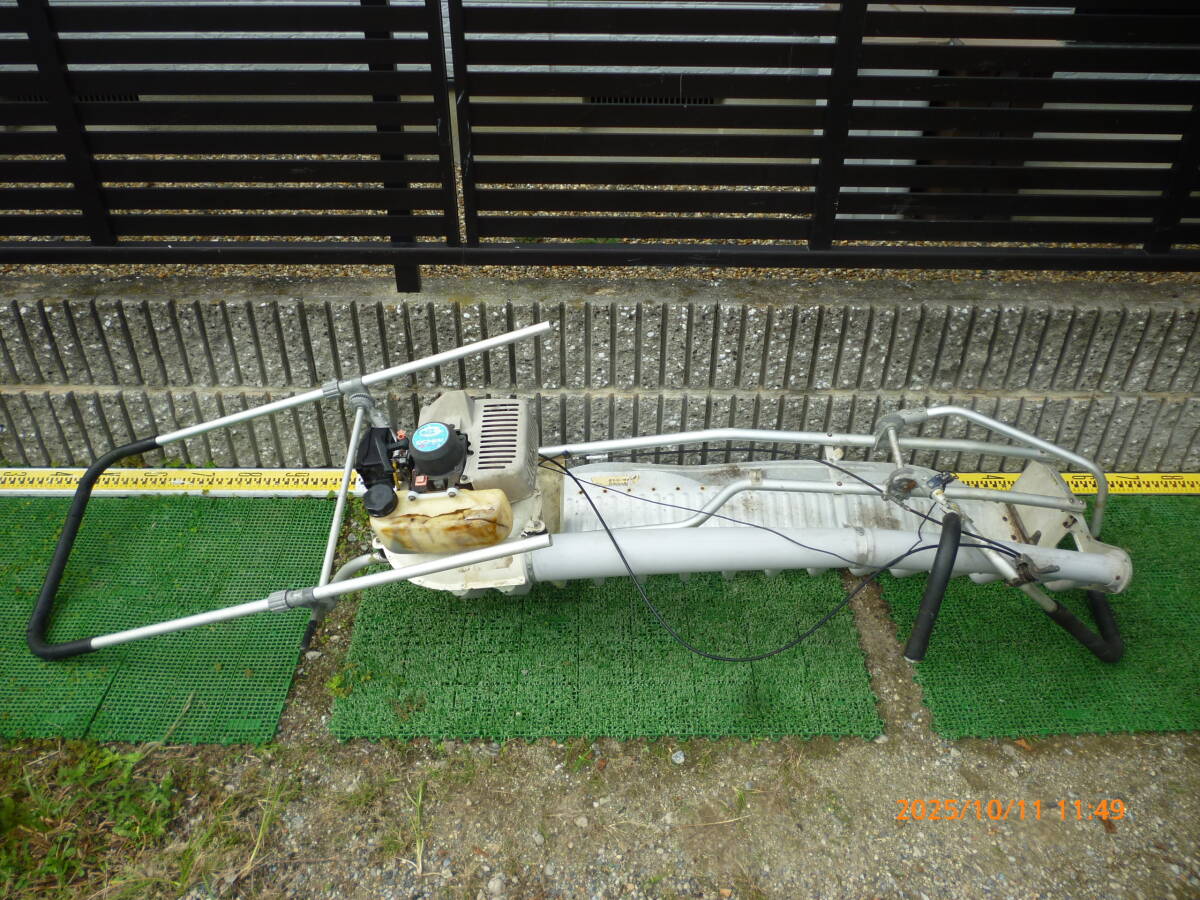 現状　内田刃物工業　可搬型茶摘機　HP-6 　茶園　103型　ジャンクバリカン Yahoo!オークション -「バリカン茶摘機」の落札相場・落札価格