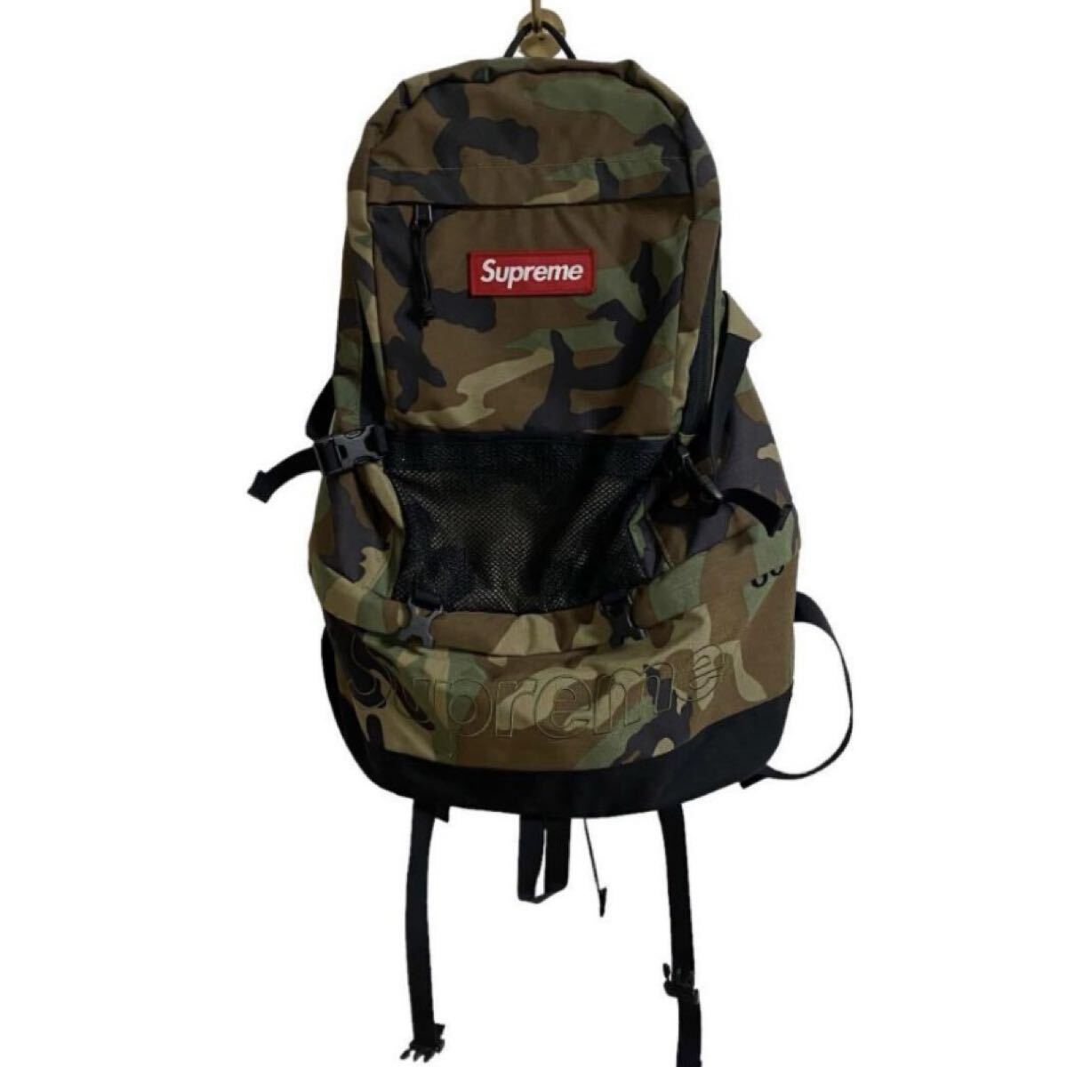 【希少お買い得】Supreme 2015AW 迷彩カモフラージュ柄リュック Supreme / シュプリームより最後のカモフラリュック！？15AWの