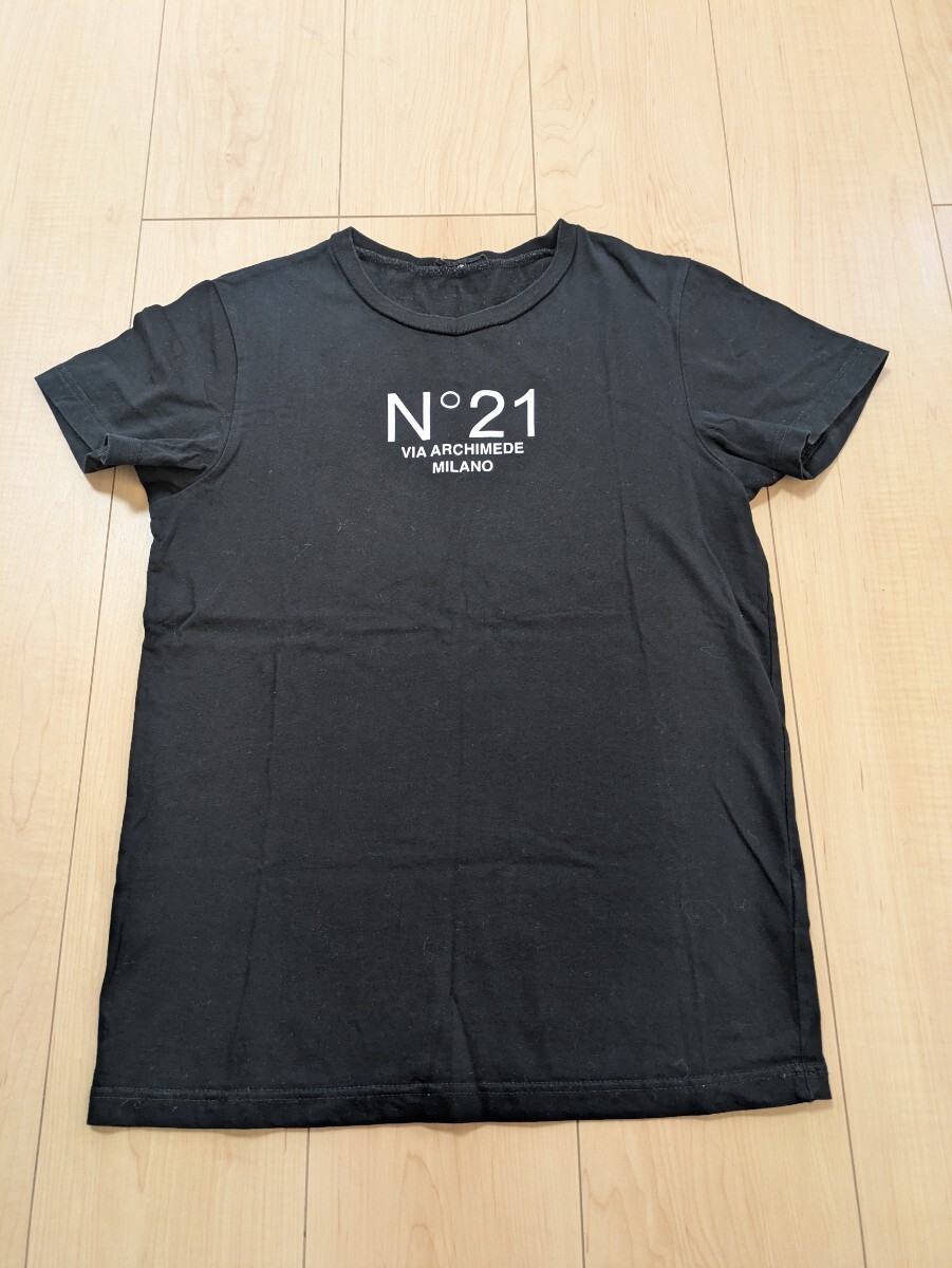 ヌメロヴェントゥーノ　キッズ12　レディースXS S ロゴ半袖Tシャツ