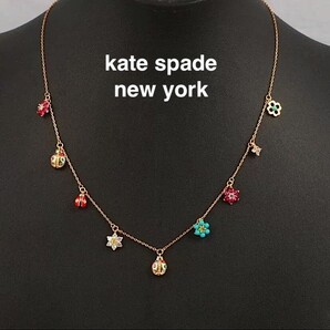 ケイトスペード てんとう虫 ネックレス