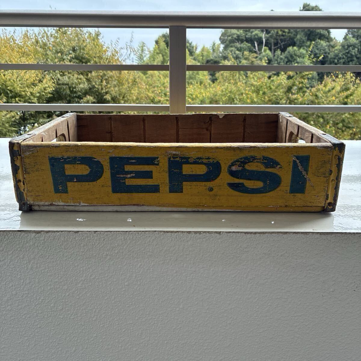 ペプシコーラ 木箱 ウッドボックス ヴィンテージ 木製 アンティーク レトロ ペプシコーラ 木箱 ウッドボックス ヴィンテージ 木製