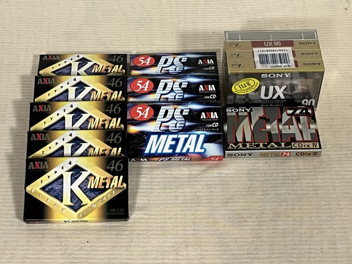 Yahoo!オークション -「カセットテープ メタル 未使用」の落札