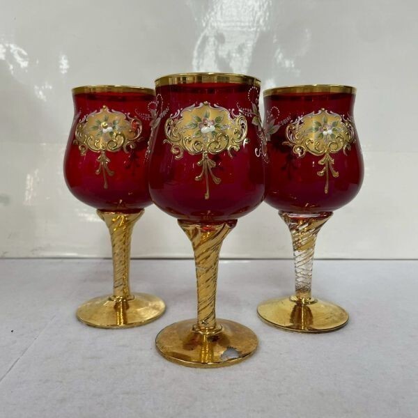 Yahoo!オークション -「ベネチアングラス」(ワイングラス