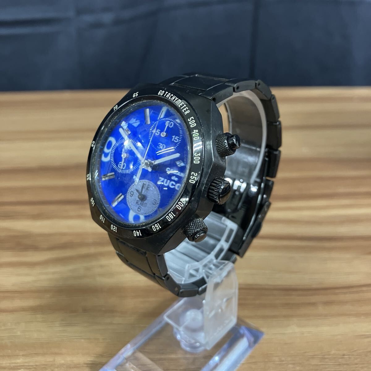 cabane de zucca 青 ラバーベルト 時計　スカイブルー cabane de zucca 青 ラバーベルト 時計 スカイブルー ZUCCa